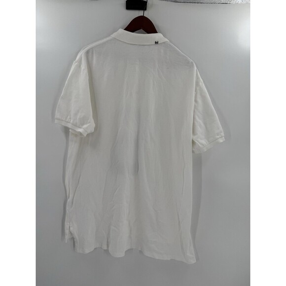 Polo Ralph Lauren White Polo 8 on Front and Sleeve Size XXLARGE Excellent UC - Picture 8 of 12